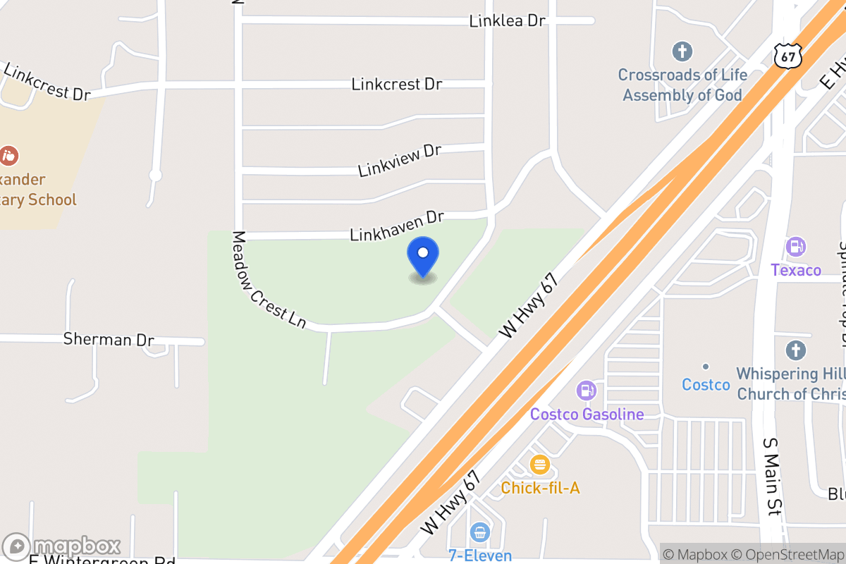 Map of 333 Meadow Crest Ln