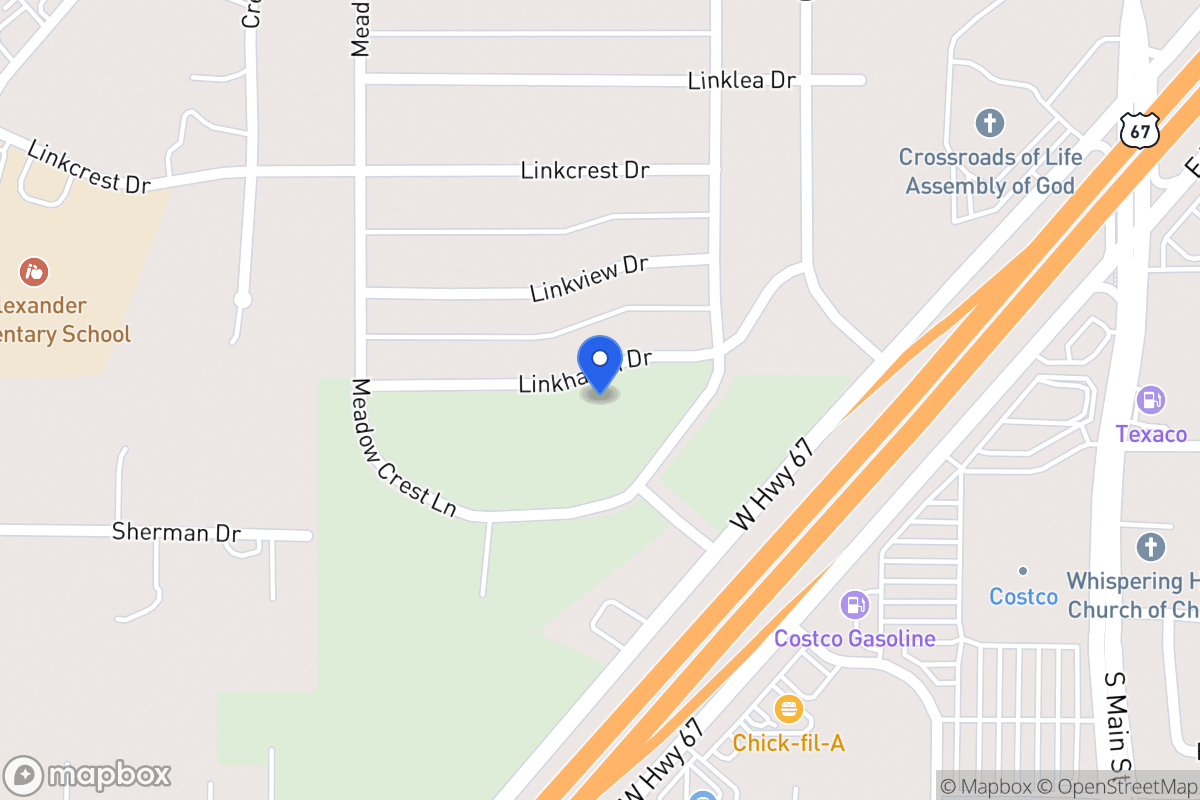 Map of 318 Linkhaven Dr