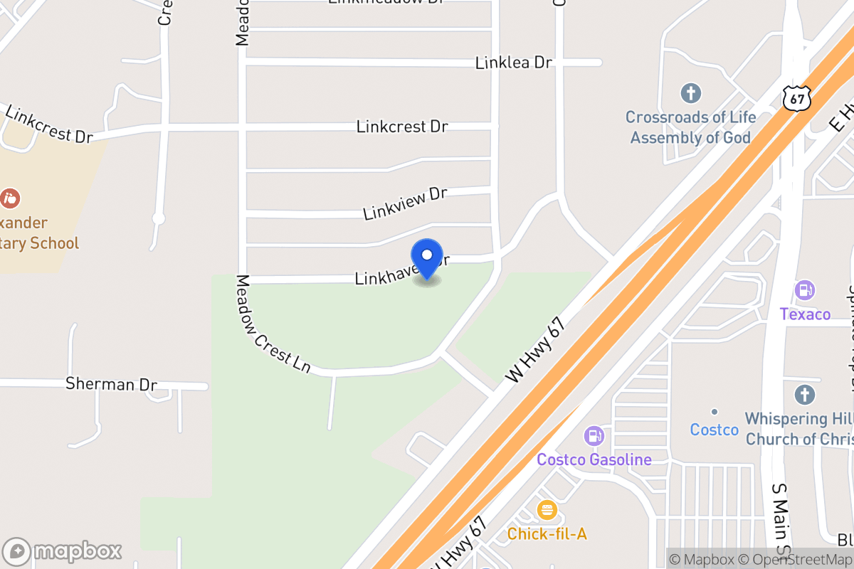 Map of 314 Linkhaven Dr
