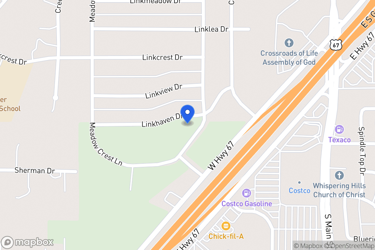 Map of 306 Linkhaven Dr