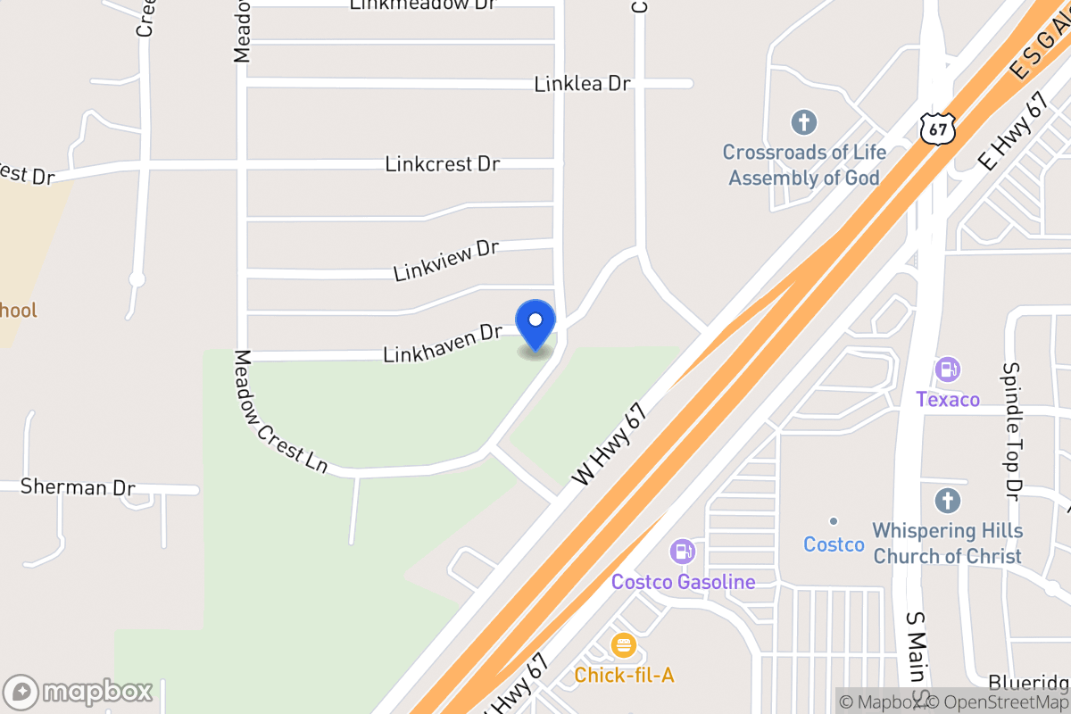 Map of 302 Linkhaven Dr