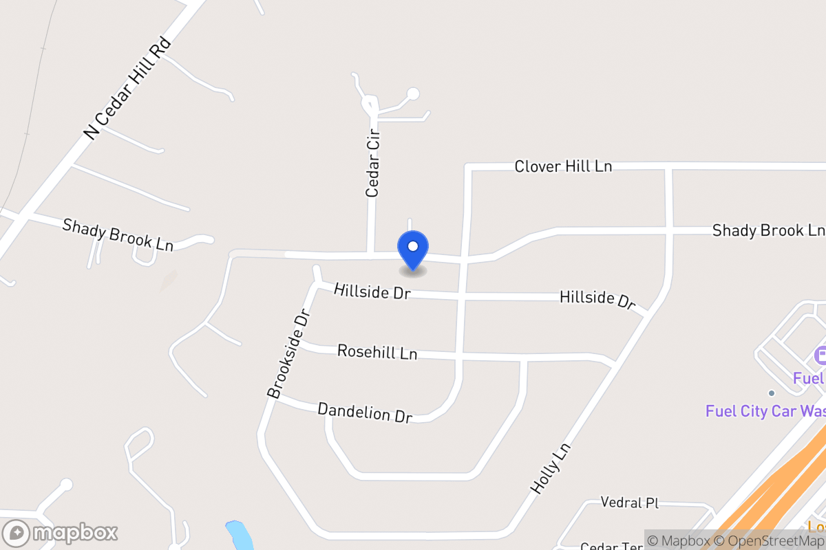 Map of 650 Hillside Dr