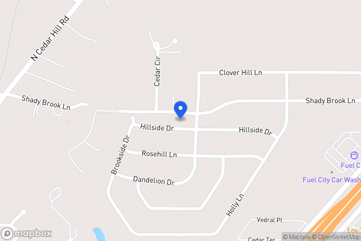 Map of 660 Hillside Dr