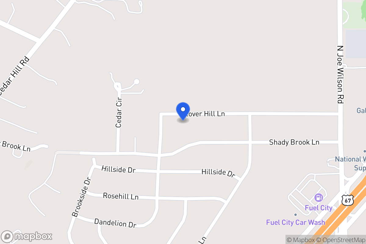 Map of 807 Clover Hill Ln
