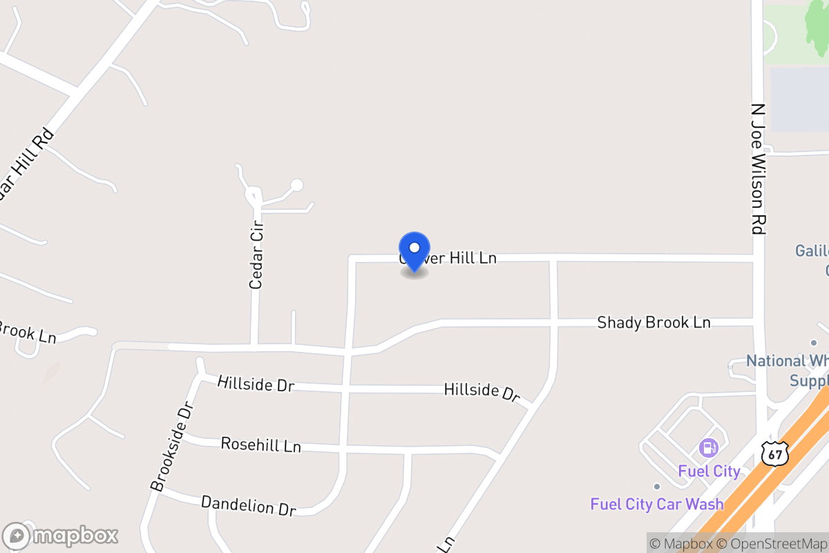 Map of 809 Clover Hill Ln