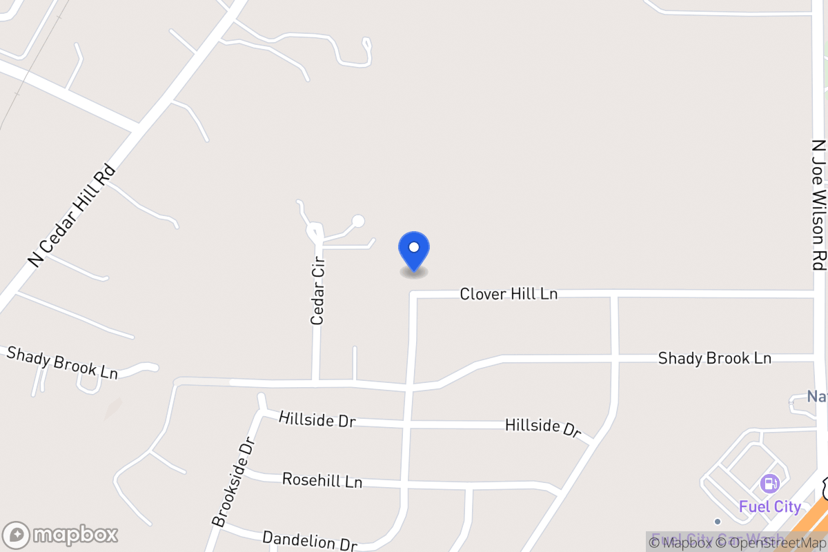 Map of 800 Clover Hill Ln