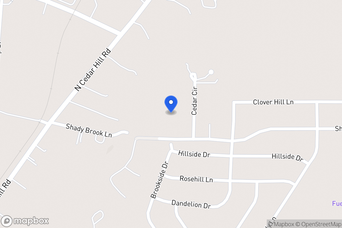 Map of 1215 Cedar Cir