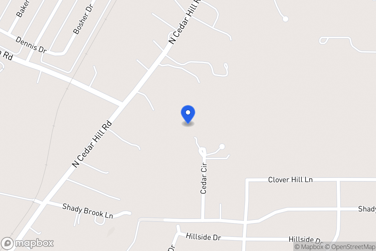 Map of 1255 Cedar Cir