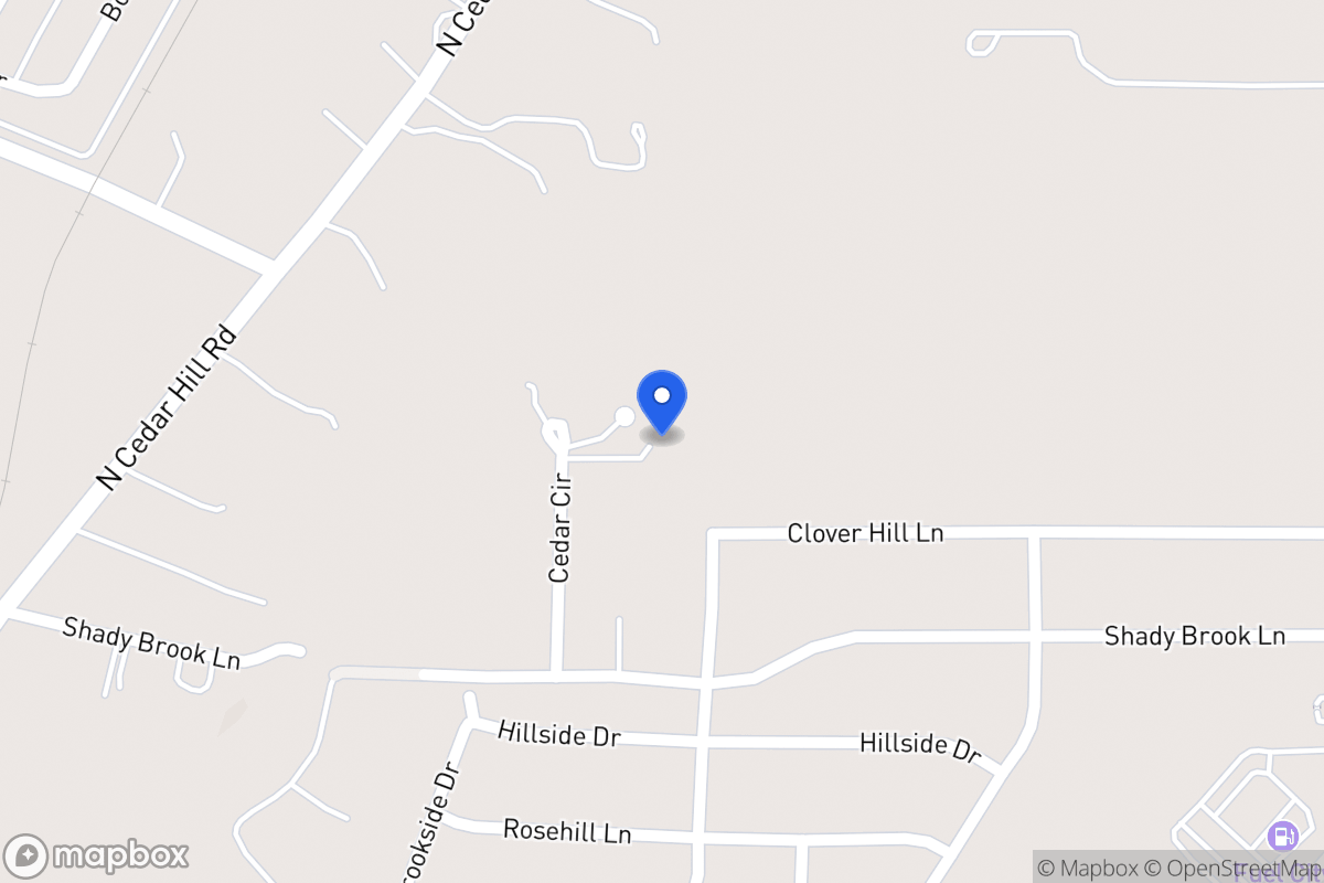Map of 1240 Cedar Cir