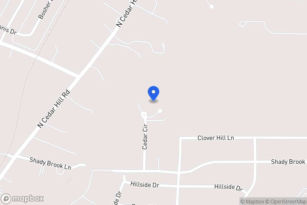 Map of 9002 Cedar Cir