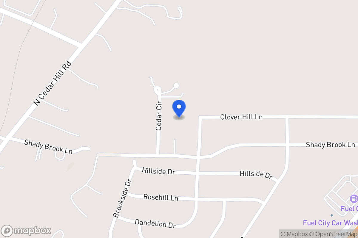 Map of 1206 Cedar Cir