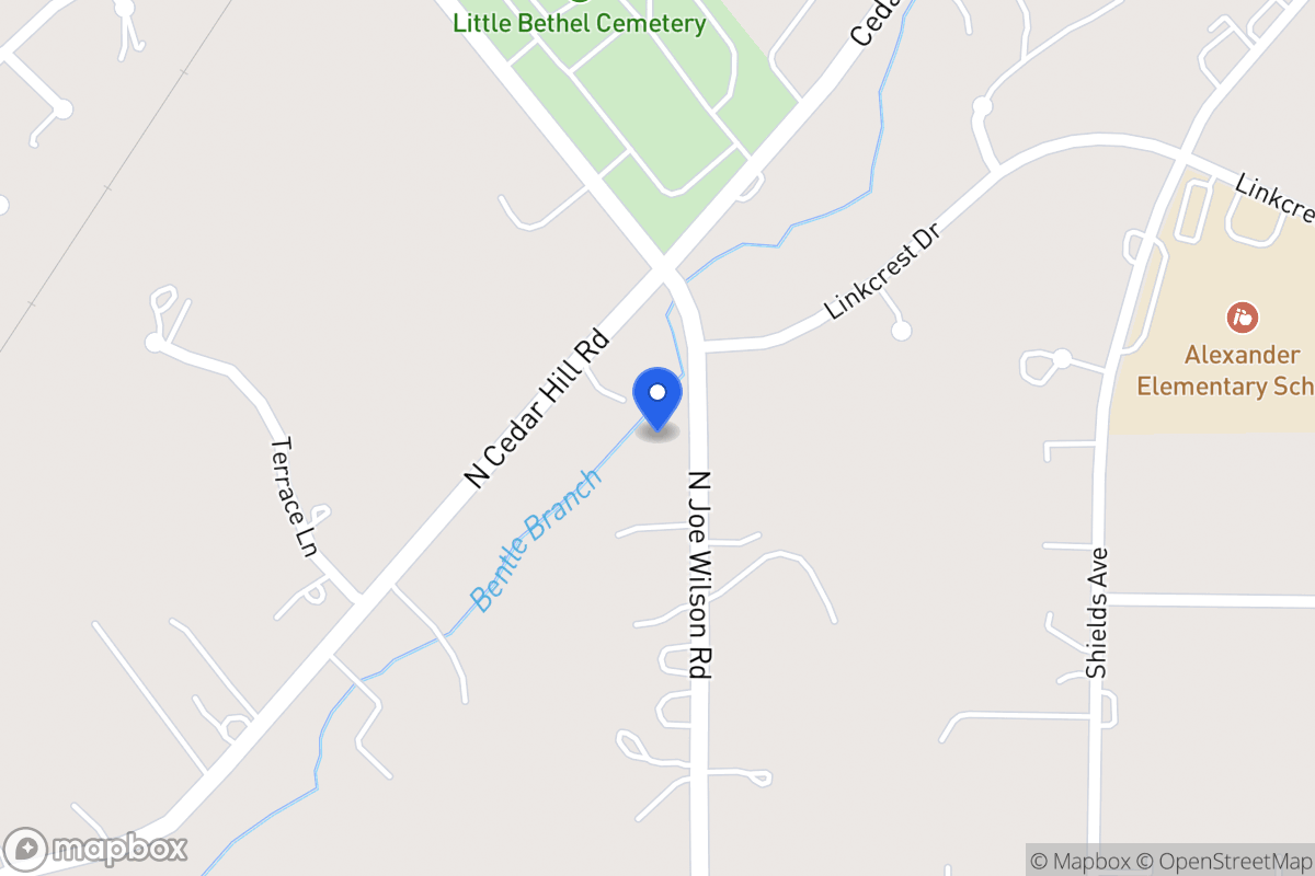Map of 1549 N Joe Wilson Rd