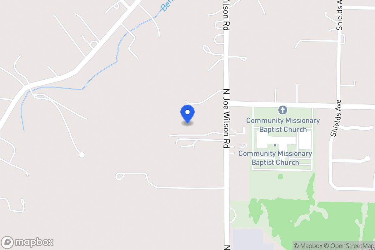 Map of 1427 N Joe Wilson Rd