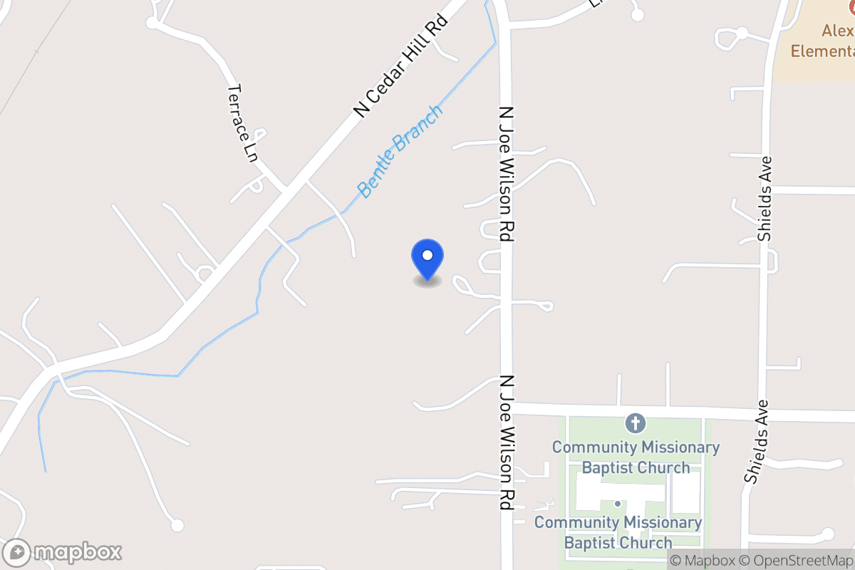 Map of 1461 N Joe Wilson Rd
