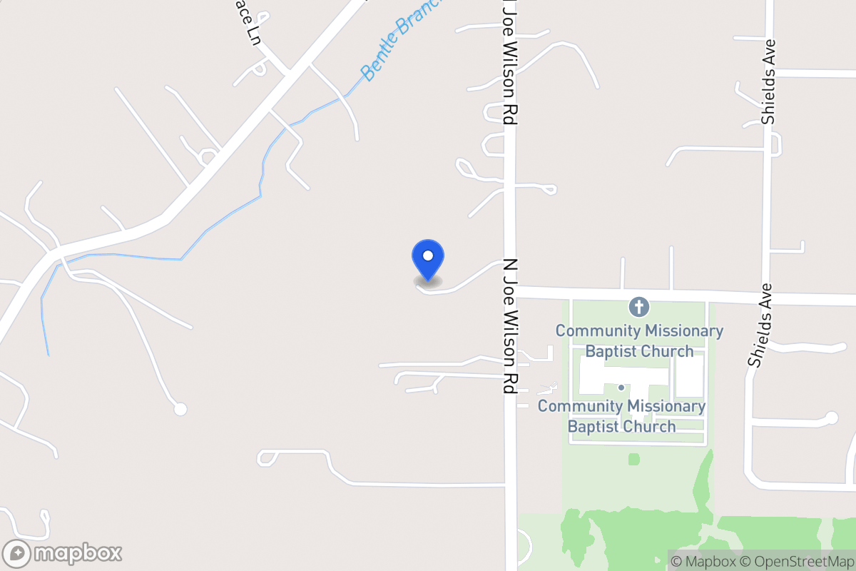Map of 1441 N Joe Wilson Rd