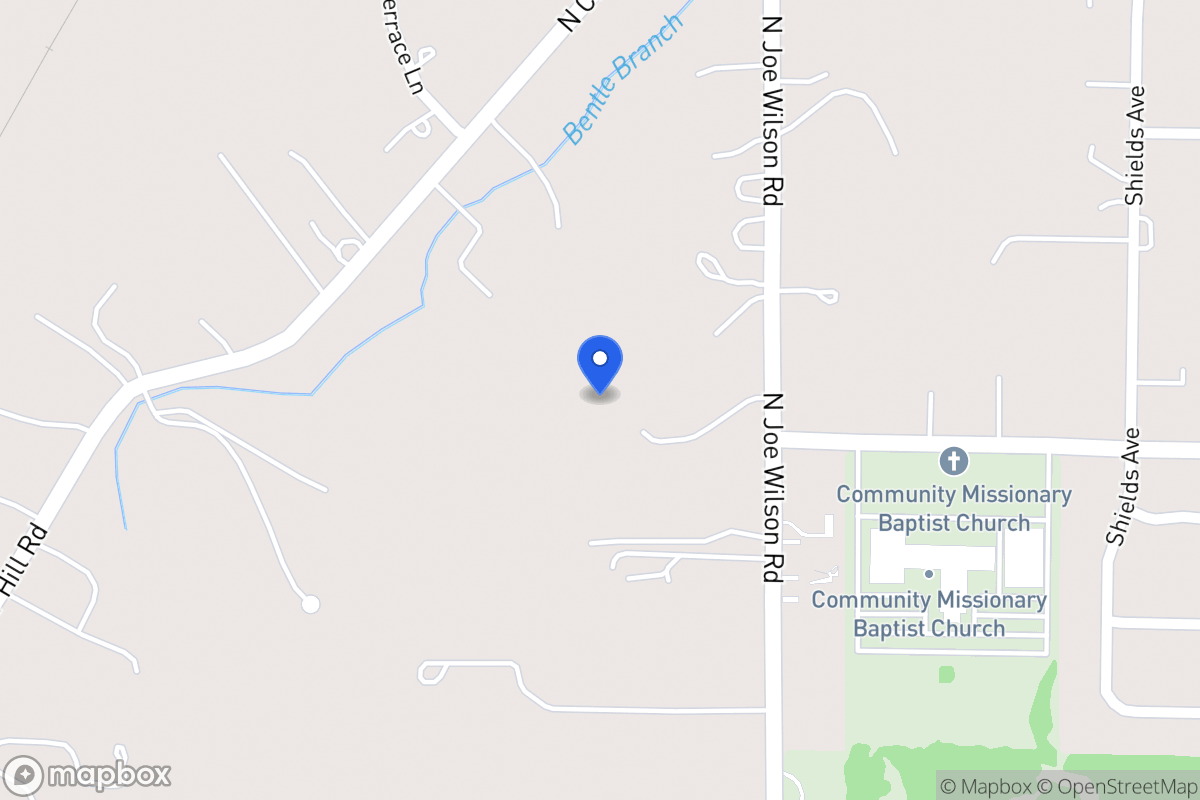 Map of 1445 N Joe Wilson Rd