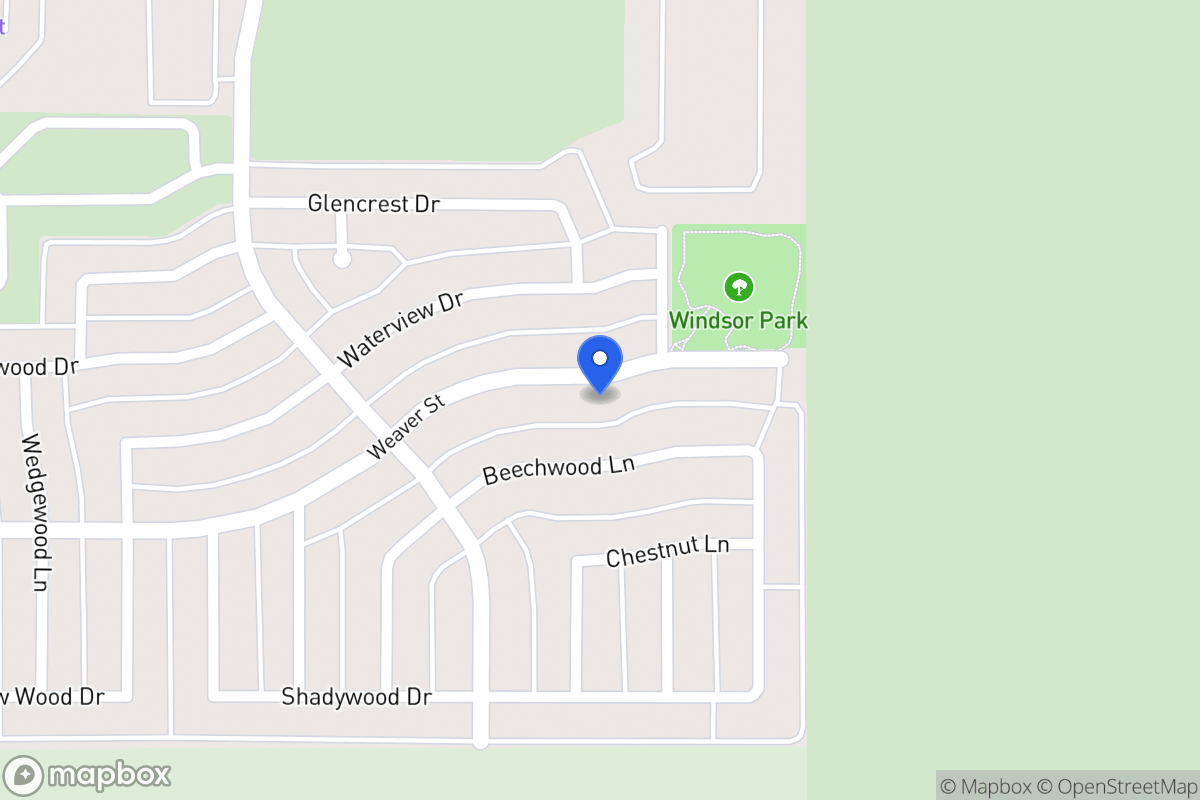 Map of 1144 Weaver St