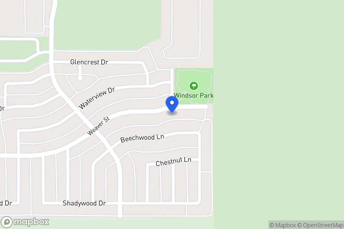 Map of 1154 Weaver St