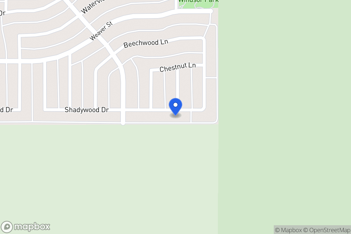 Map of 1132 Shadywood Dr
