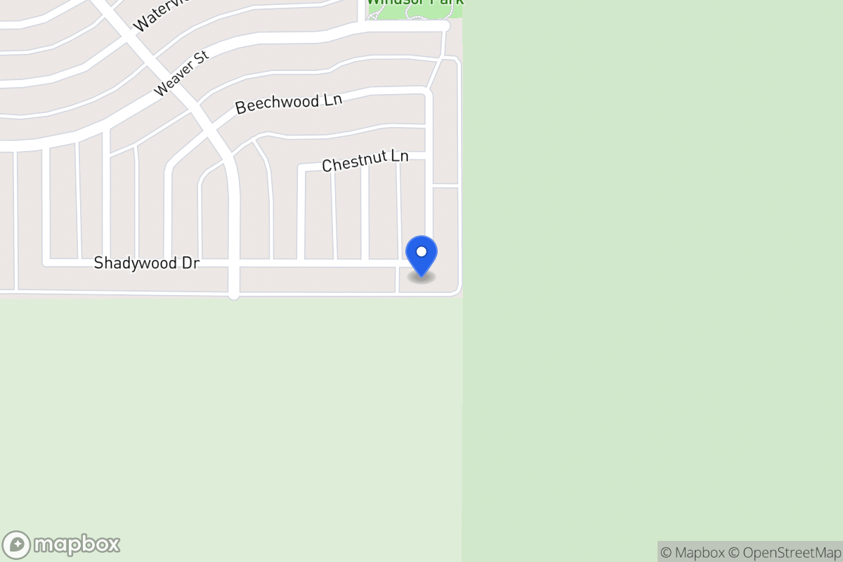 Map of 1148 Shadywood Dr