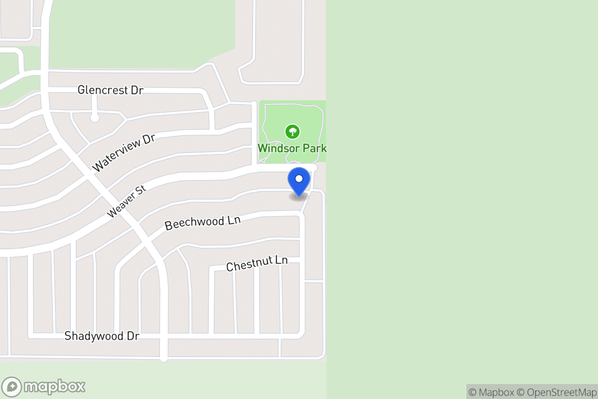 Map of 1165 Beechwood Ln