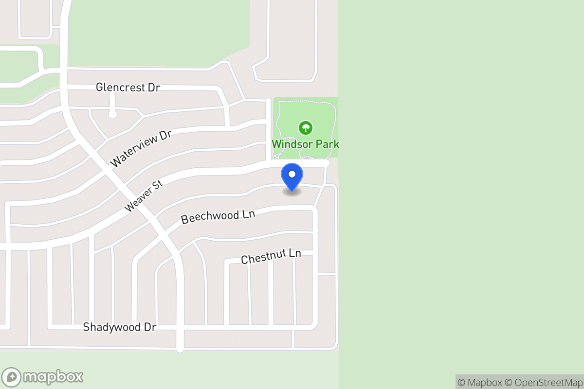 Map of 1157 Beechwood Ln