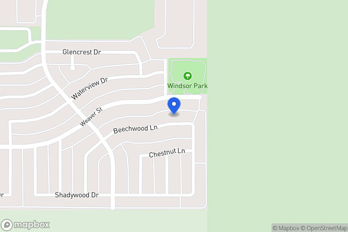 Map of 1153 Beechwood Ln