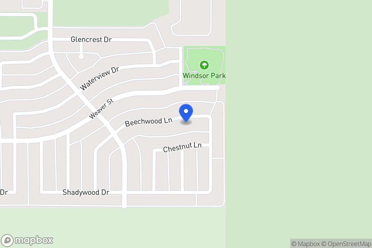Map of 1150 Beechwood Ln