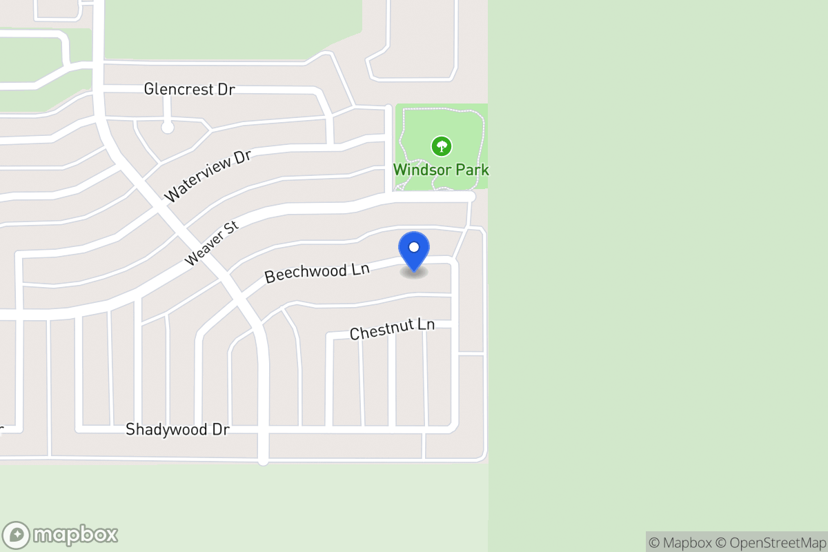 Map of 1154 Beechwood Ln