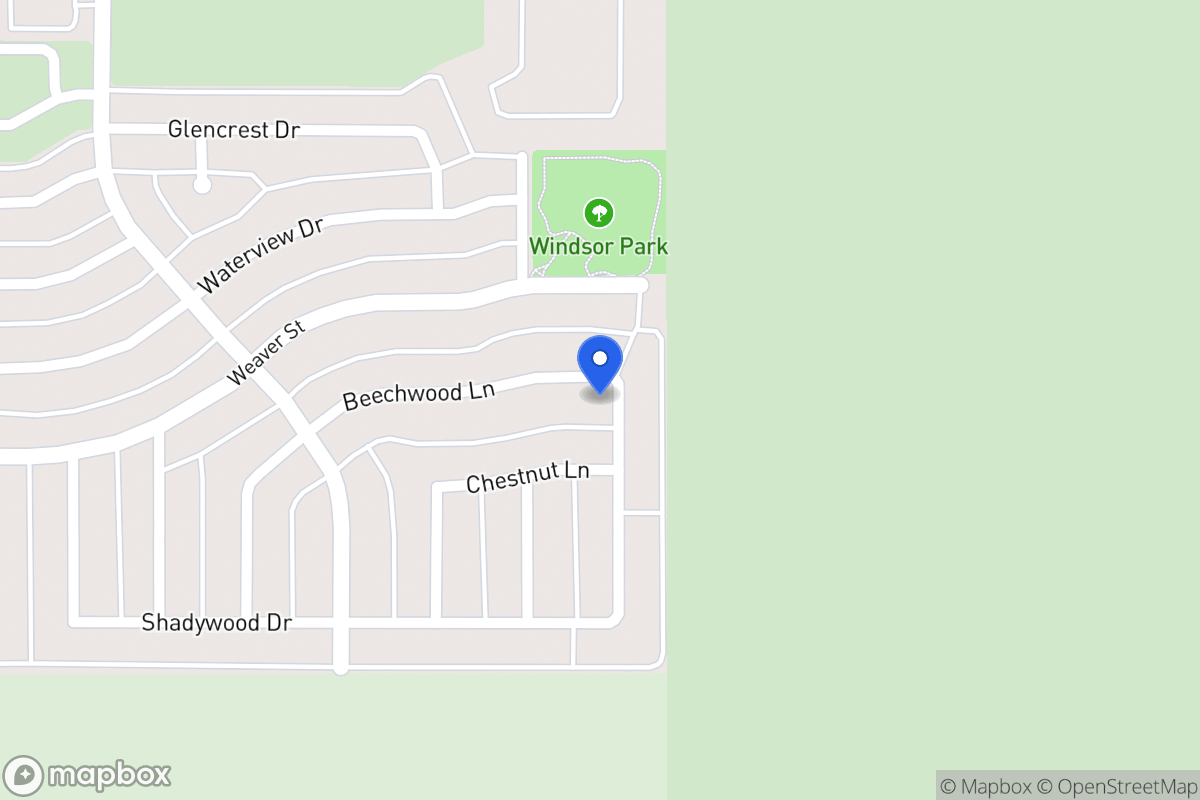 Map of 1164 Beechwood Ln
