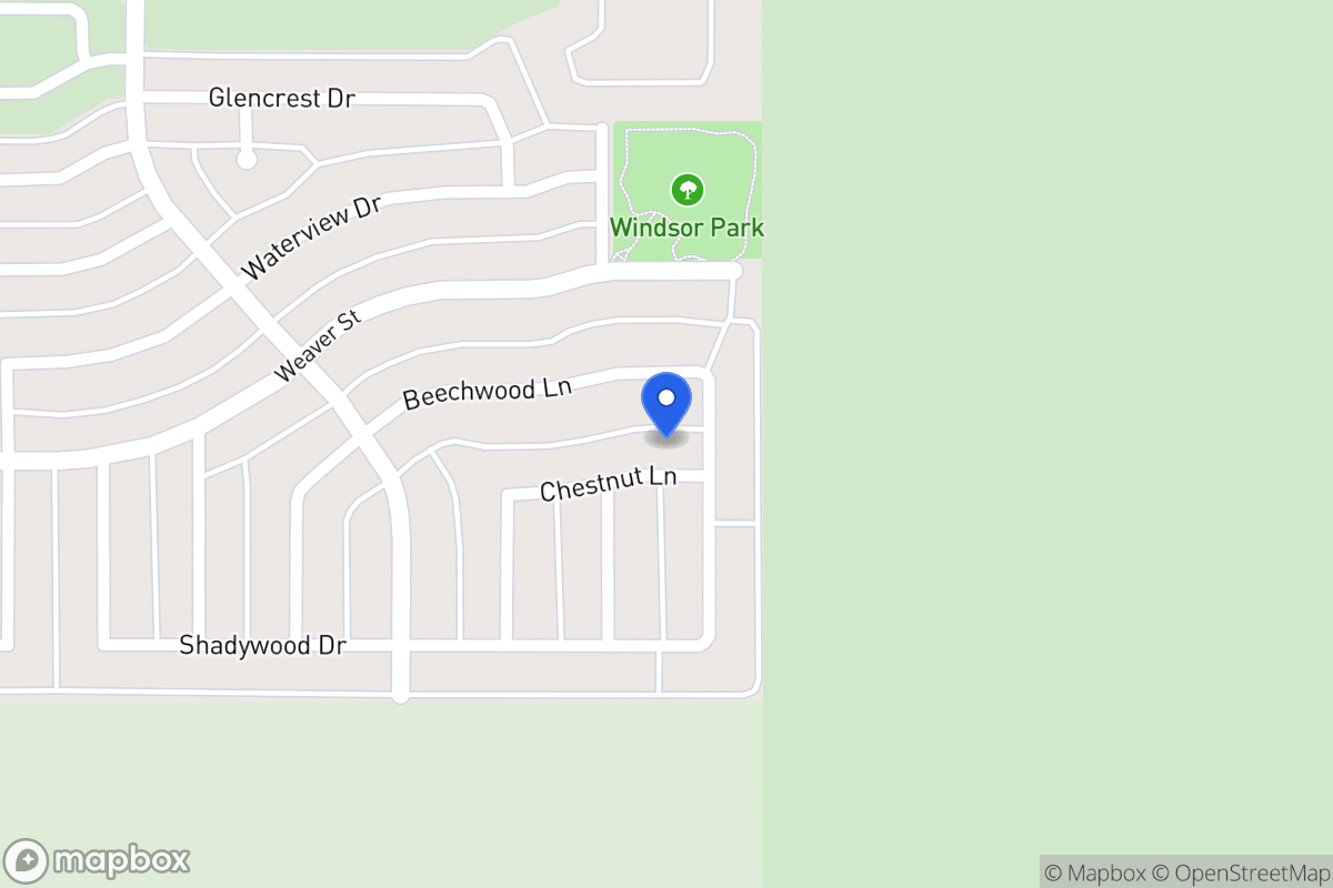 Map of 1133 Chestnut Ln