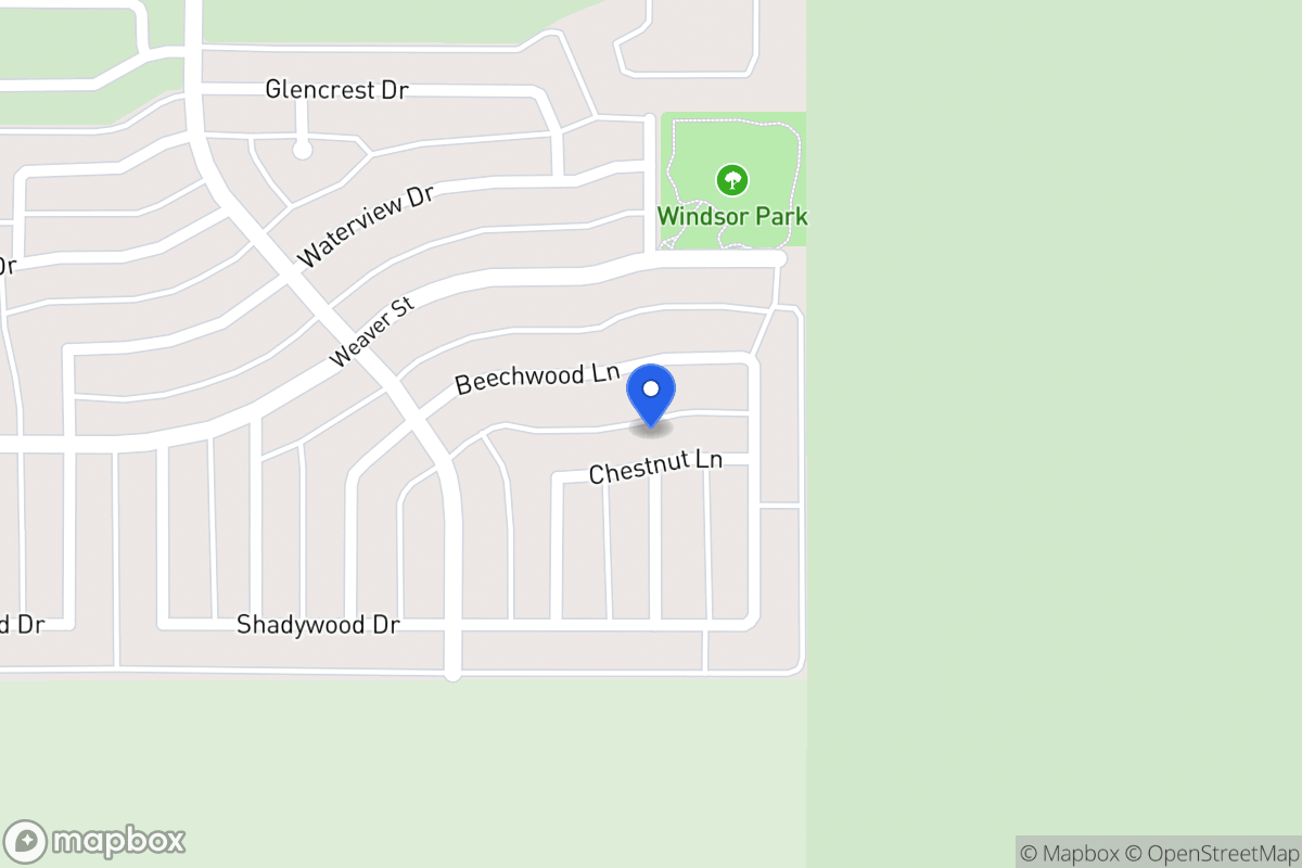 Map of 1121 Chestnut Ln
