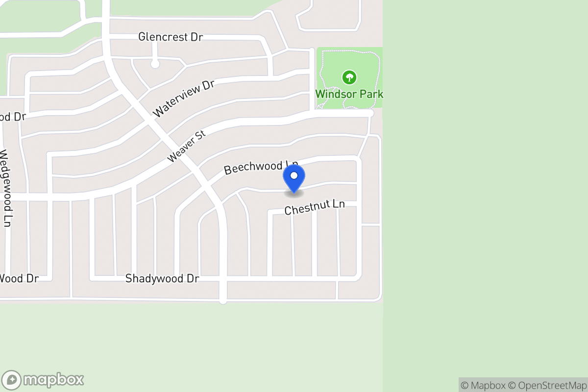 Map of 1113 Chestnut Ln