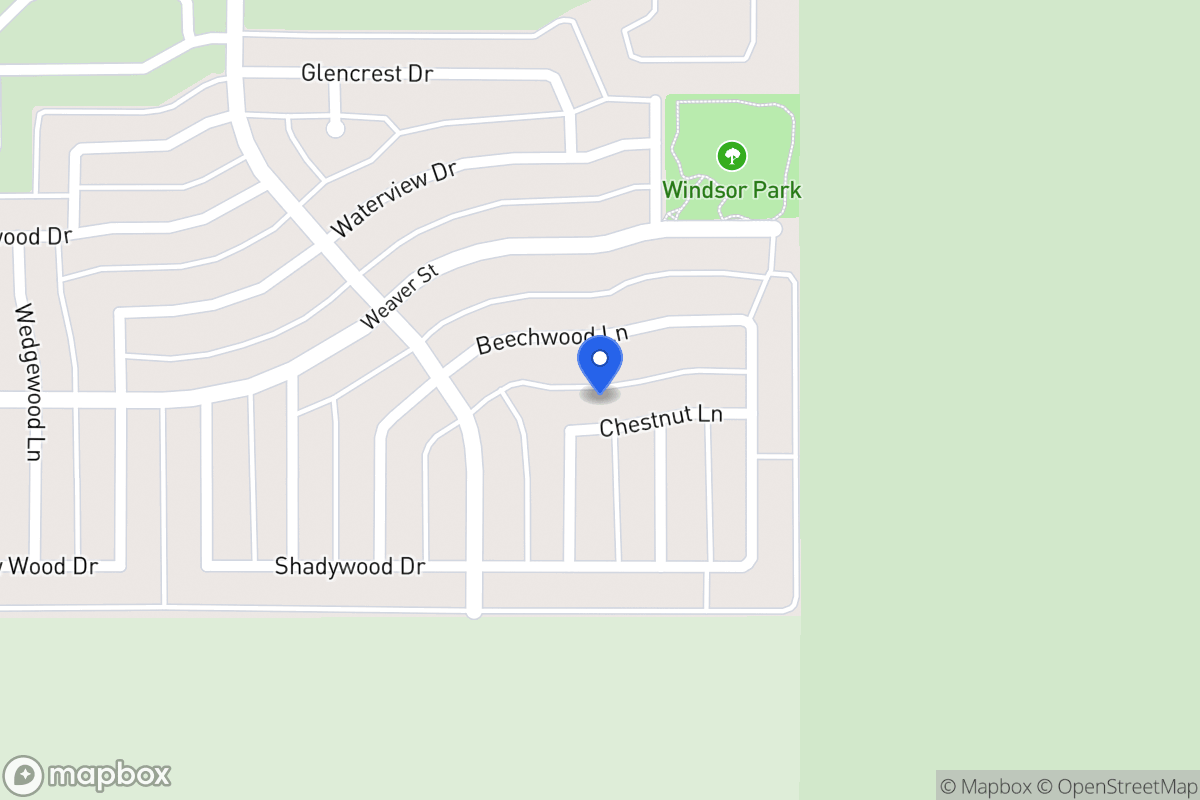 Map of 1109 Chestnut Ln