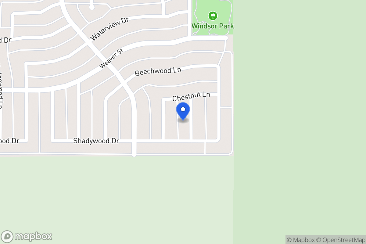 Map of 313 Cherrytree Ln