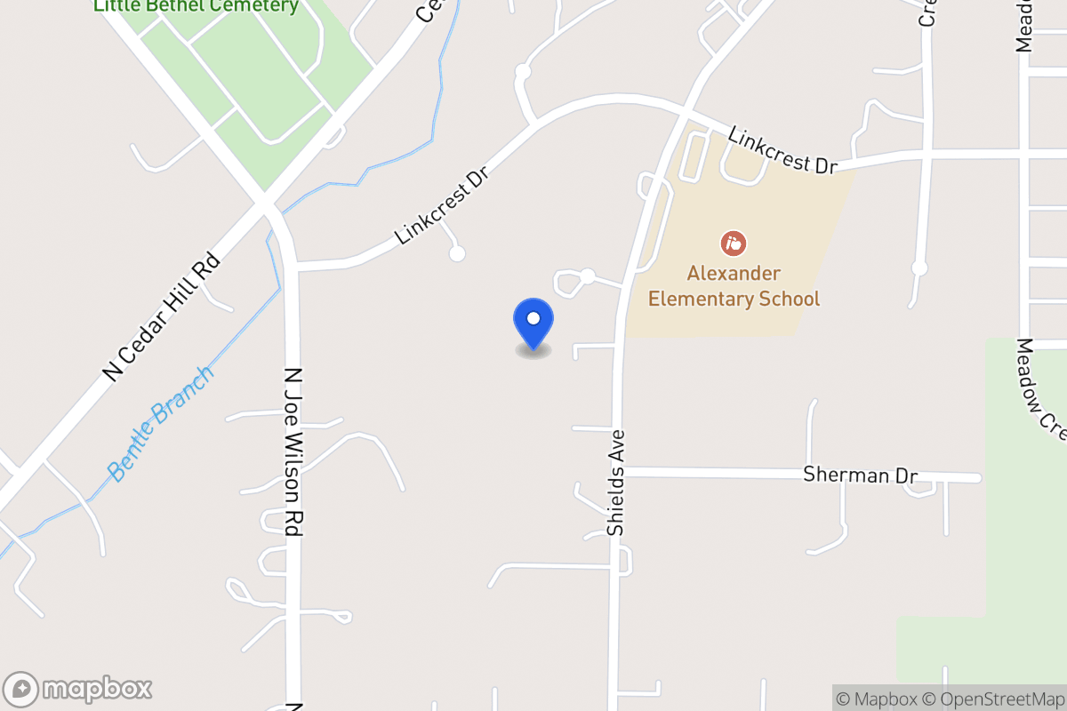 Map of 1521 Shields Ave