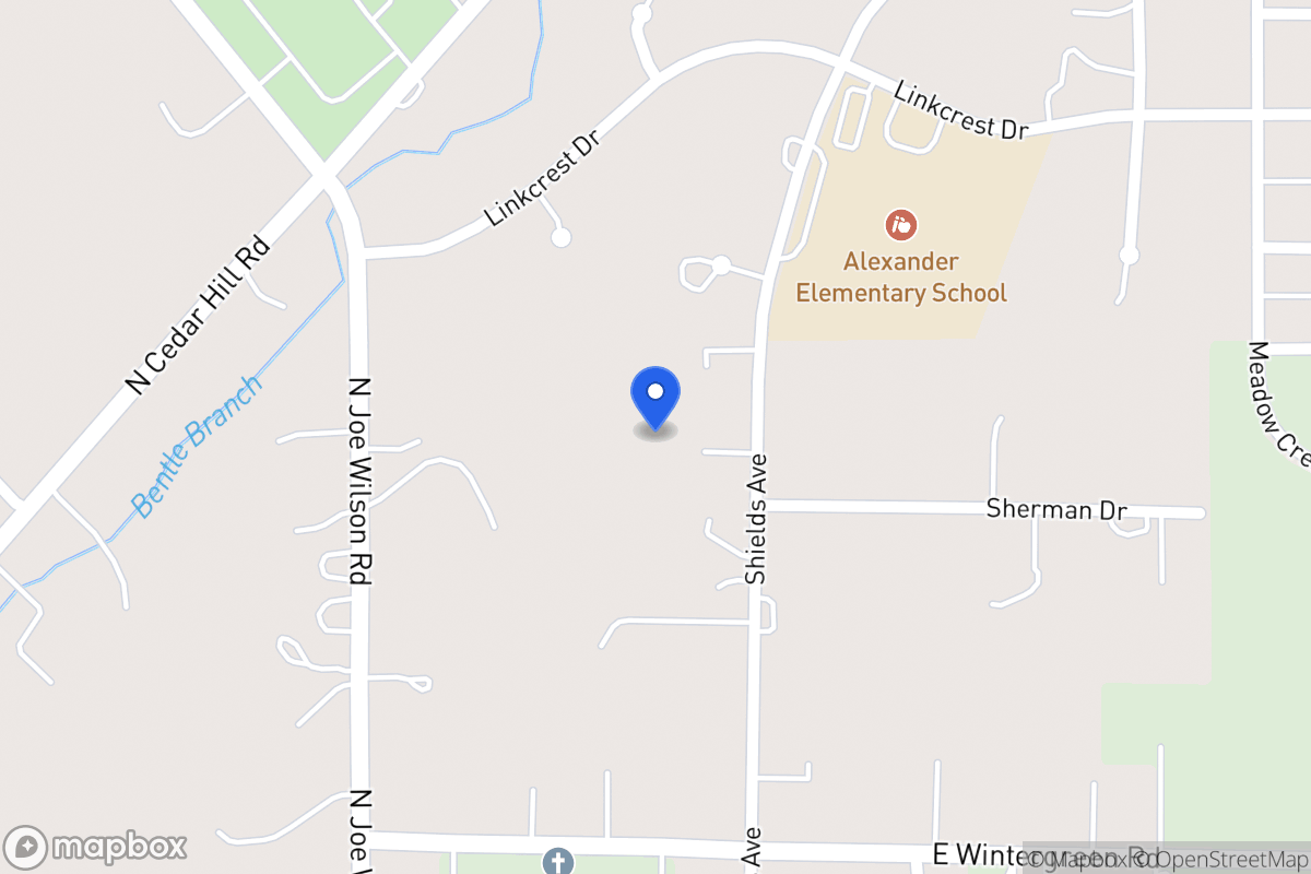 Map of 1511 Shields Ave