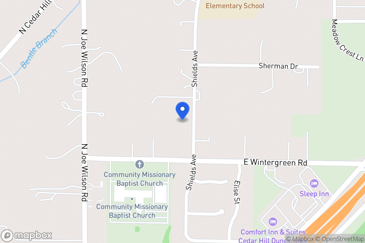 Map of 1415 Shields Ave