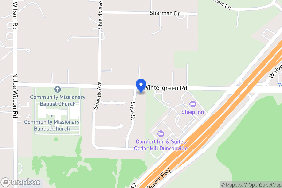 Map of 1344 Elise St
