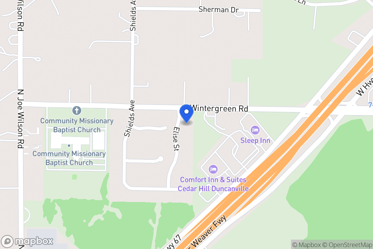 Map of 1340 Elise St