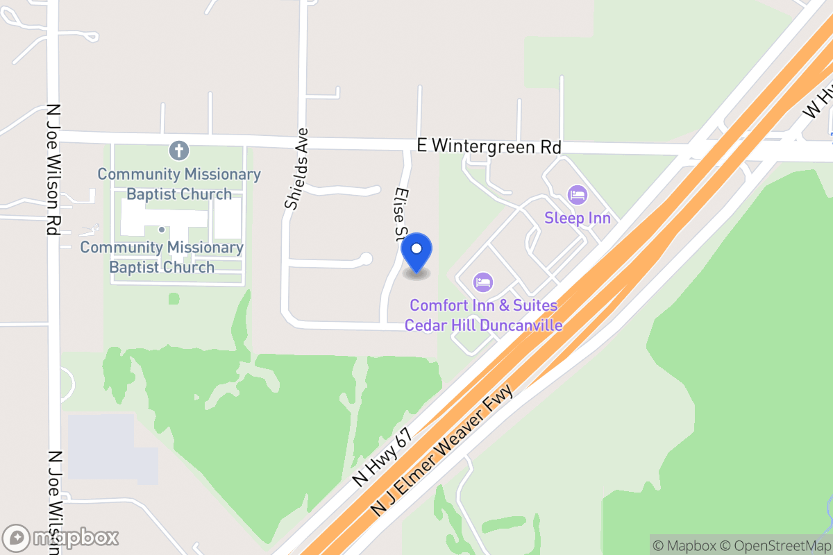 Map of 1316 Elise St