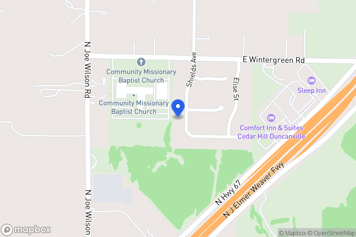 Map of 1315 Shields Ave