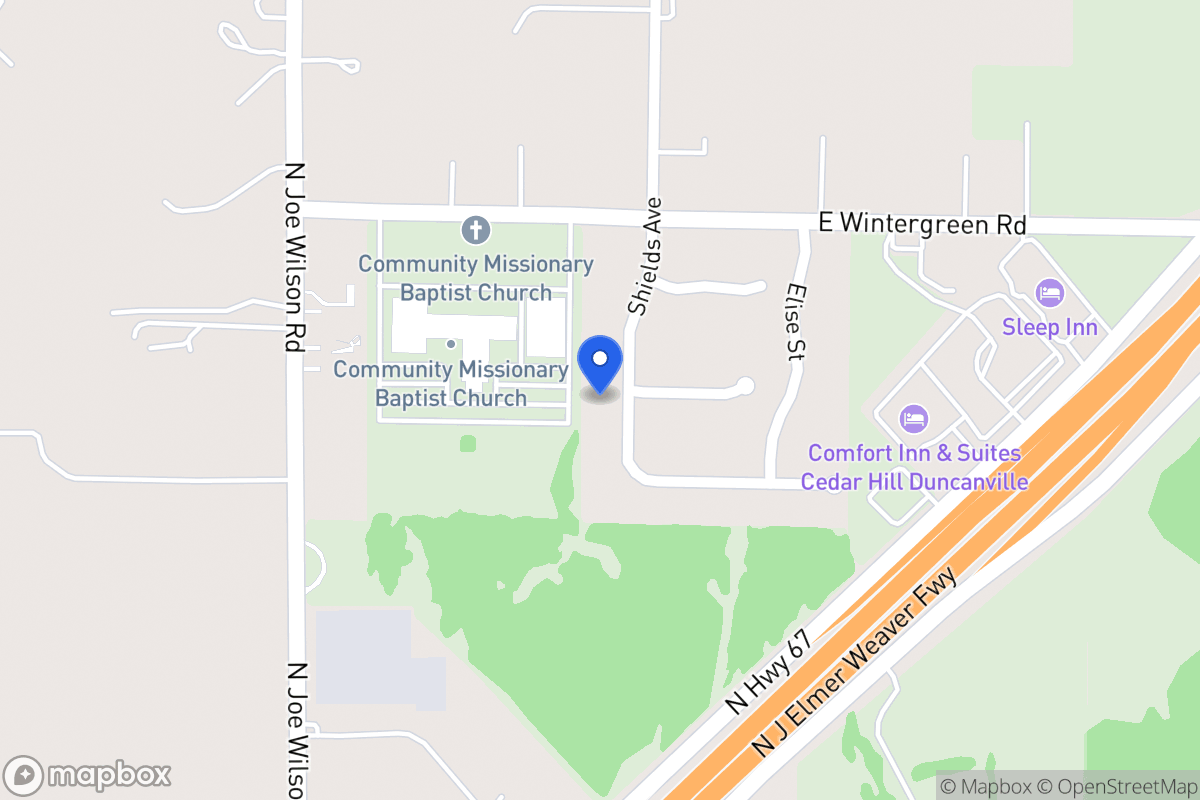 Map of 1319 Shields Ave