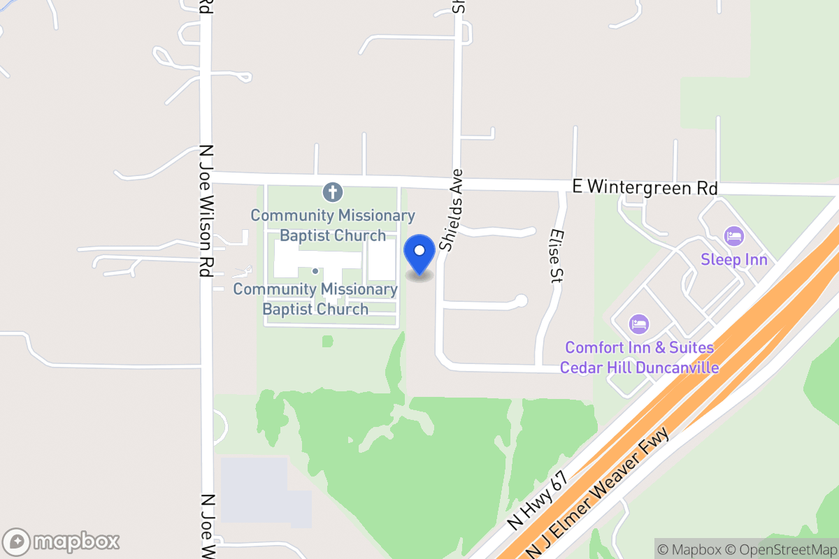 Map of 1327 Shields Ave
