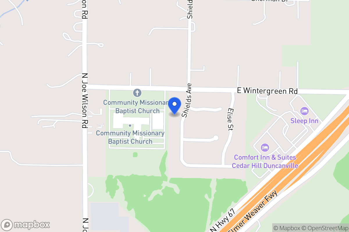 Map of 1335 Shields Ave