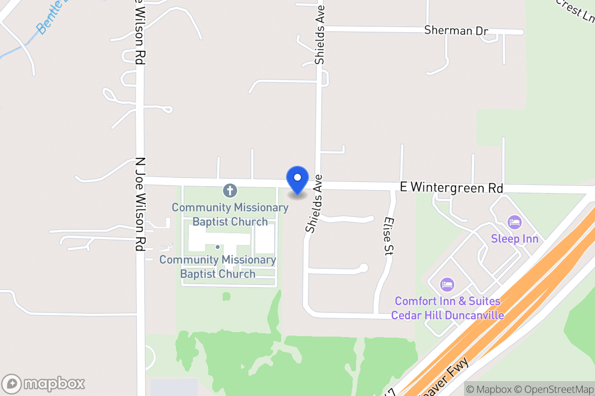 Map of 1347 Shields Ave
