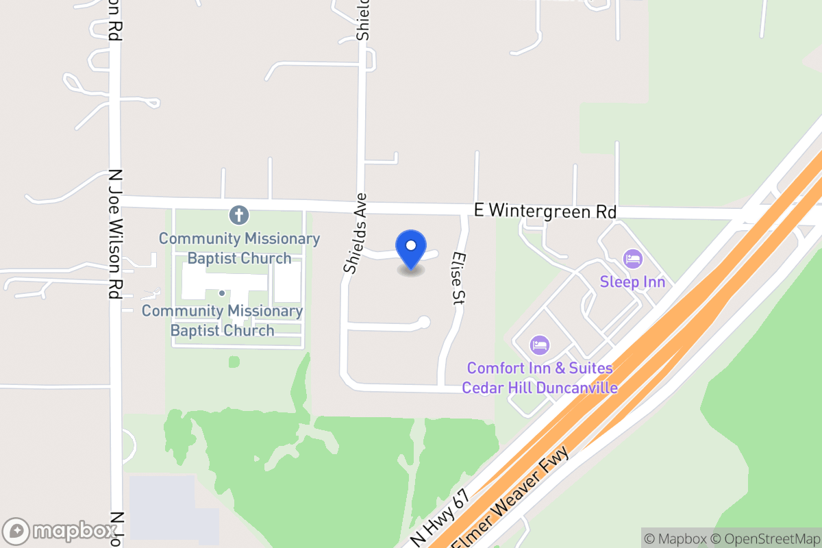 Map of 1014  Molly Ct   ,Cedar Hill, Tx 751041426, Cedar Hill