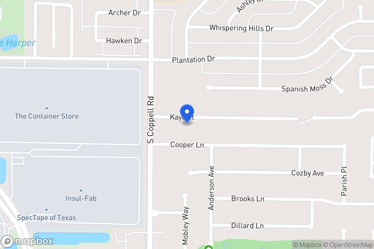 Map of 417 Kaye St