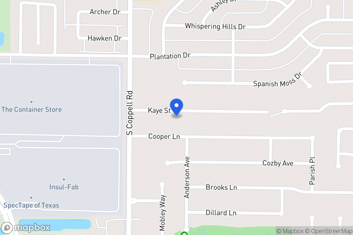 Map of 413 Kaye St