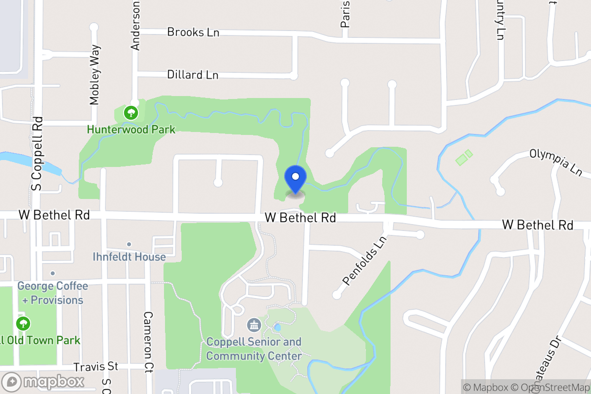 Map of 300 W Bethel Rd